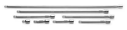 8 Piece 3/8" Drive Chrome Wobble Extension Set