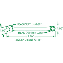 Load image into Gallery viewer, 13 mm X-Frame® 6 pt Metric Combination Wrench
