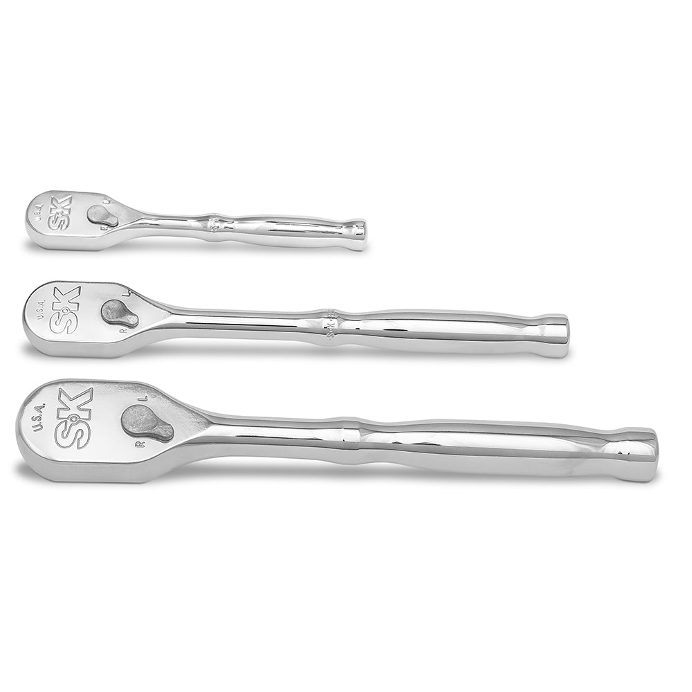 LP90 Fixed Head Teardrop Ratchet 3 Piece Set