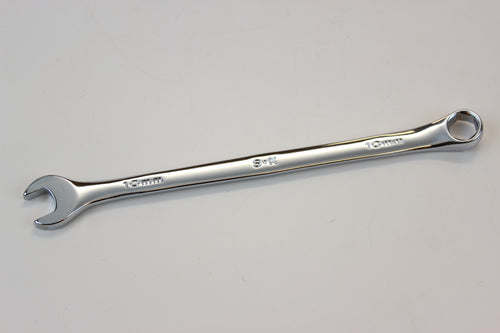 10 mm 6 Point Metric Long Combination Chrome Wrench