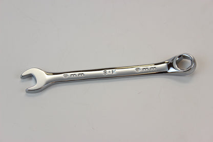 SK88359S - 9 MM 6 POINT METRIC REGULAR COMBINATION CHROME WRENCH
