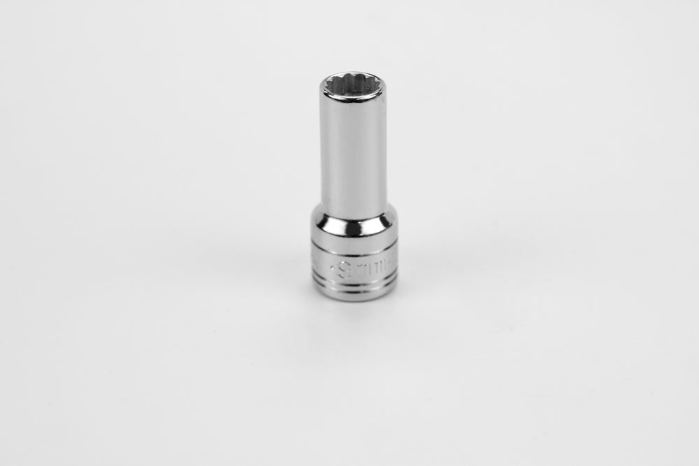 9 mm 3/8" Drive 12 Point Metric Deep Chrome Socket