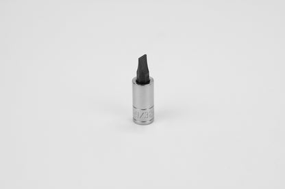 9/32" 3/8" Drive Slotted Screwdriver Chrome Bit Socket