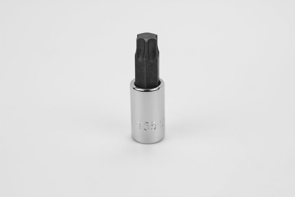 T55 3/8" Drive Torx Chrome Bit Socket